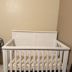  4-in-1 Convertible Crib - White