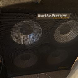 Bass Amplifier, Bass, And Bass Cabinet 