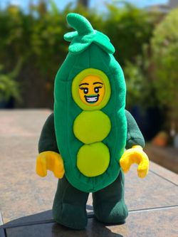 Lego Minifigure Peapod Costume Girl 9" Plush Character