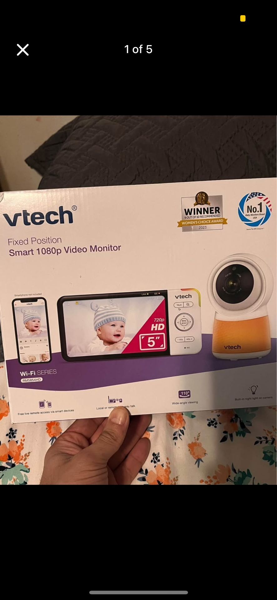 VTech Smart 1080p Video Baby Monitor