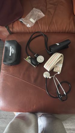 Stethoscope, manual BP cuff. gait belt PRIMACARE brand