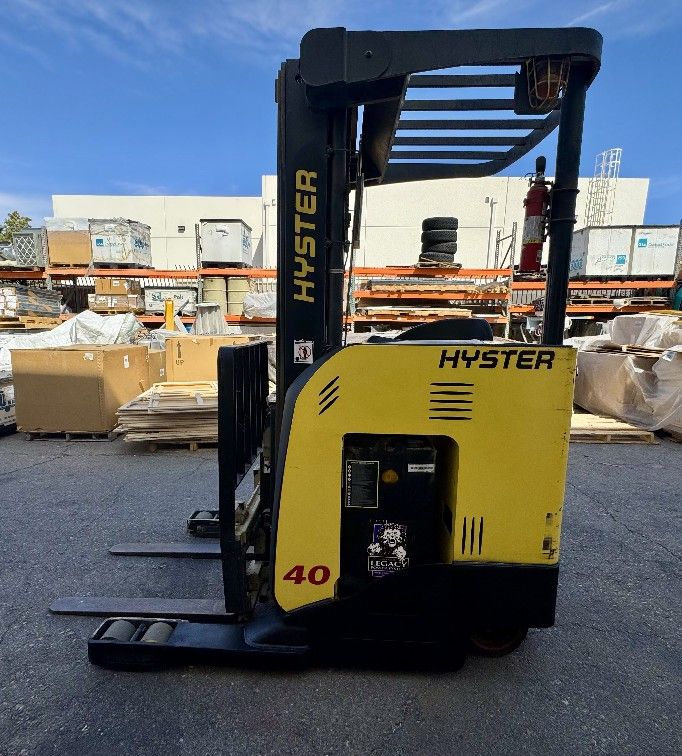 2014 HUSTER N40ZRS2-16.5 ELECTRIC reach Truck Narrow Aisle Forklift W/ Charger