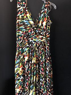 Colorful Print Dress $5
