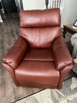 Leather recliner