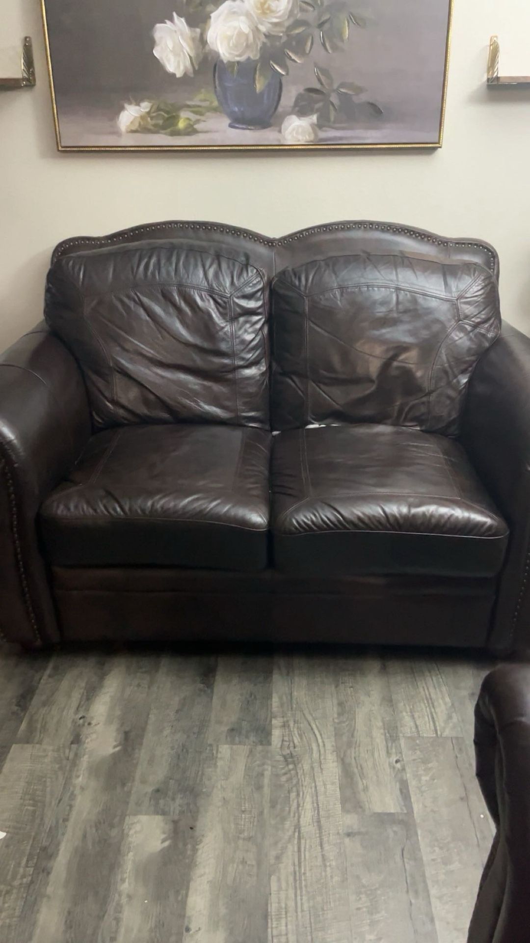 Real Leather Couch set