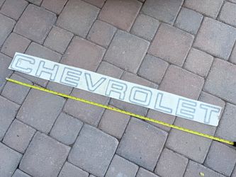 CHEVROLET Tailgate Decal