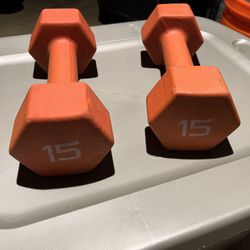 Dumbell Weights - 15lbs