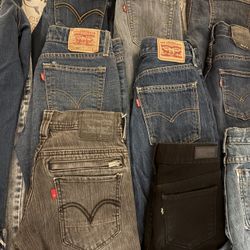 Size 26 Jeans + Size Small Clothes