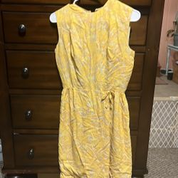 Women’s Vintage Yellow Handmade Sun Dress