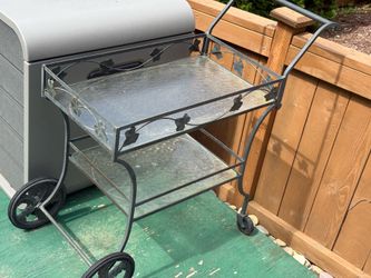 Patio or plant cart.