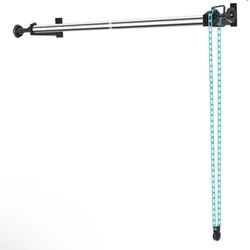 MagicLine Photography Backdrop 1 Roller Support System, 10ft/3m Stainless Steel Crossbars Manual Backdrop Stand,Wall/Ceiling/Light Stand Mount Backgro