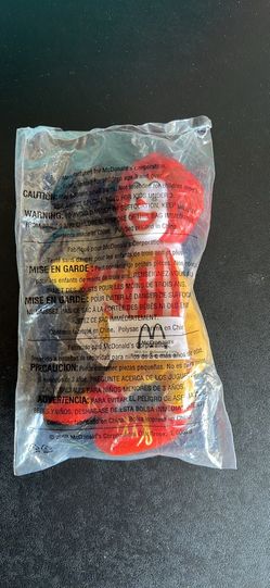 McDonald's Happy Meal Ronald McDonald Doll 2002 Sealed NEW..Very Rare