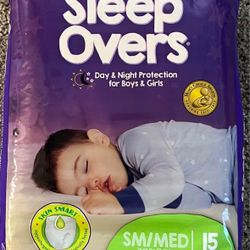 Sleep over Pull Up Diapers Sm/med $5