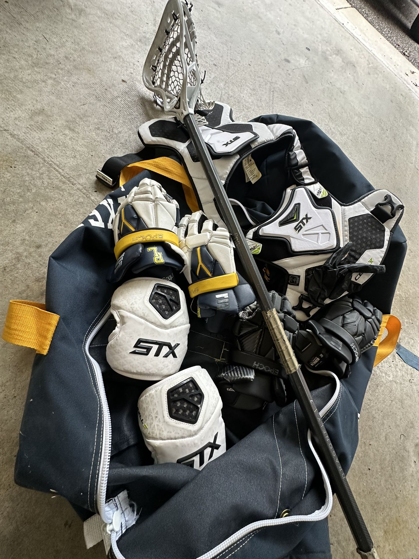 Lacrosse Gear , Bag , Dragonfly 7 Stick $40 For All Of It