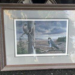 “Peregrines At Sunrise” Nisqually, By Edward Newbold