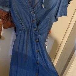 Beautiful Jean Dress Brand New