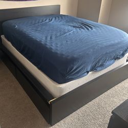 Bed Frame, Dresser And Side Table Set