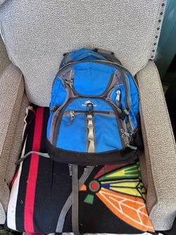 High Sierra backpack blue
