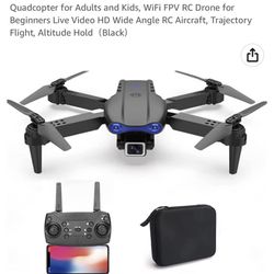 Drone for Kids /Adults with 2K HD FPV, Mini RC Drones with 3D Flips/Altitude (black)