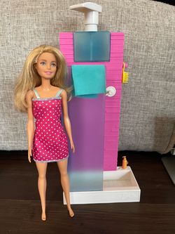 Barbie with Shower