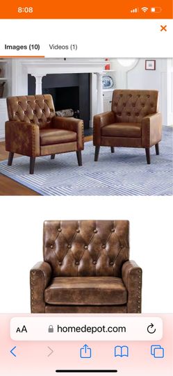 Open box 2 accent chairs