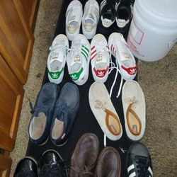 Men's Adidas And Sandals Size 12