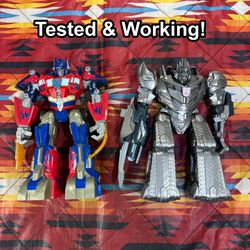 2009 Hasbro Transformers Revenge of Fallen Leader Megatron Optimus Prime Figure