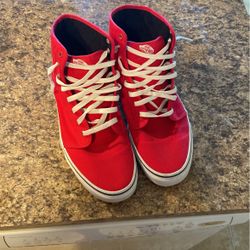 Red High Top Vans
