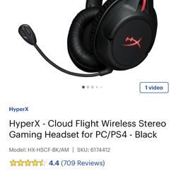 Hyper X Cloud Flight Gaming Headset