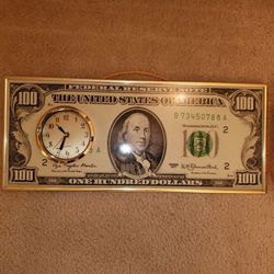 Dollar Shape Wall Clock 