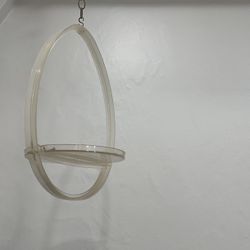 Vintage Acrylic Hanging Plant Holder 