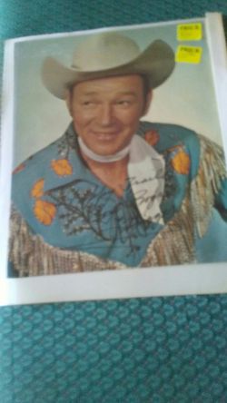 Roy rodgers photo a very old westen show