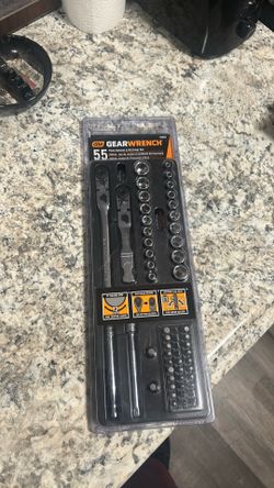 GW gear wrench 55 piece rachet set