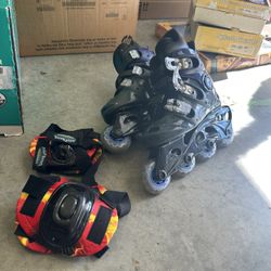 Roller blade Size : 7 + Knee And Arm Pad