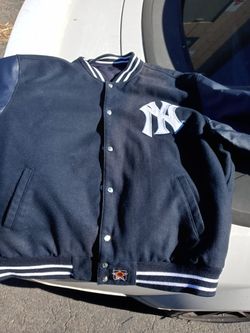 New York jacket leather sleeves