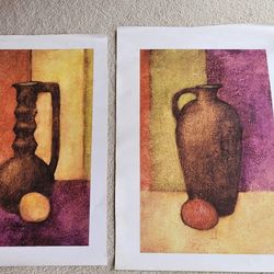 Still Life Jug And Fruit