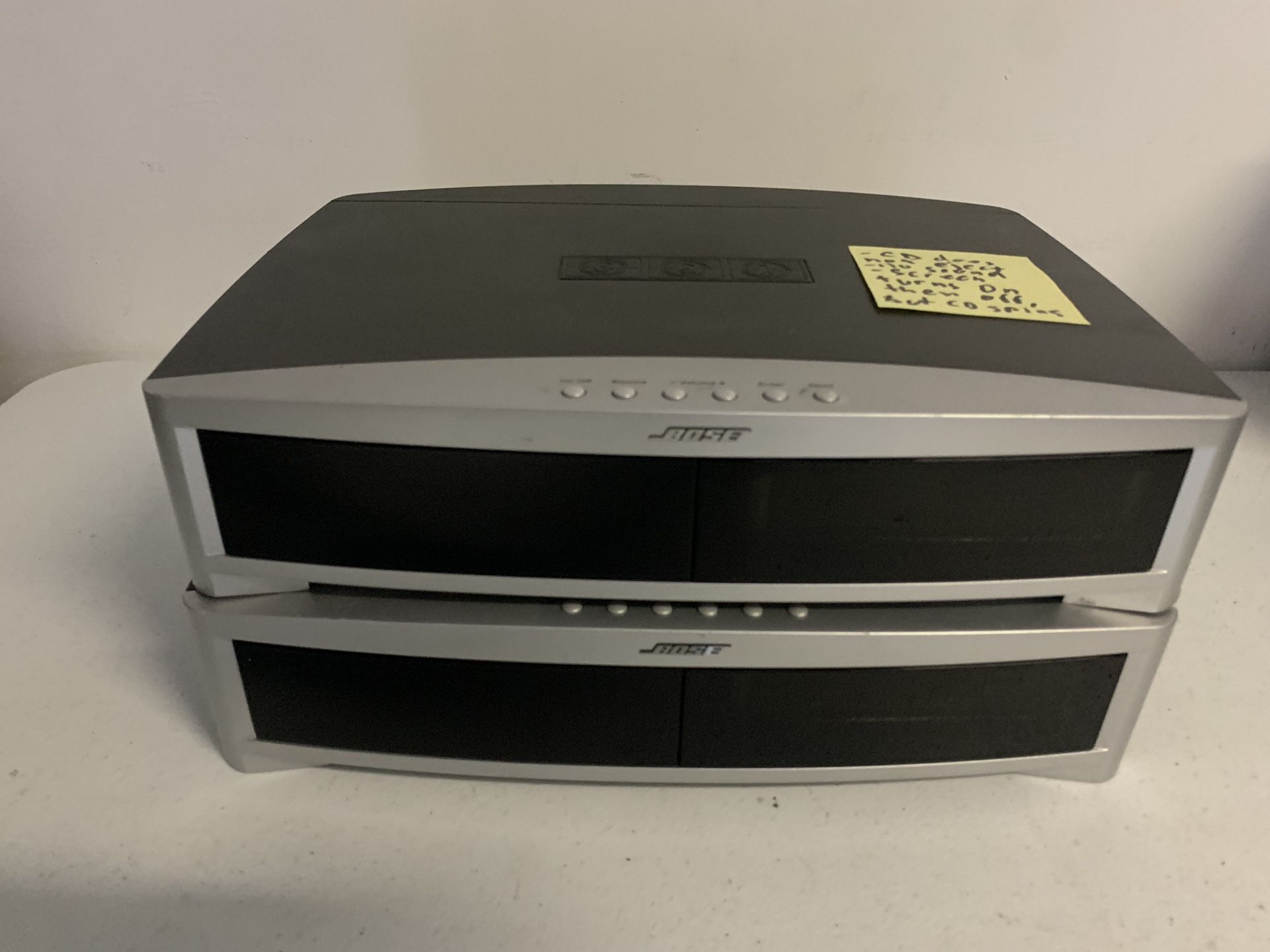 Bose 321 AV 3-2-1 Series II & Series III Media Center for Parts or Repair Lot