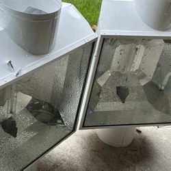 Grow Lights Sun Systems Sun System AC/DE 8" Air-Cooled Reflector - Accommodates Double-Ended Lamps