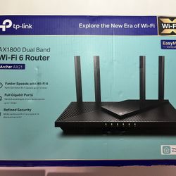 TP-Link AX1800 WiFi 6 Router V4 (Archer AX21) 