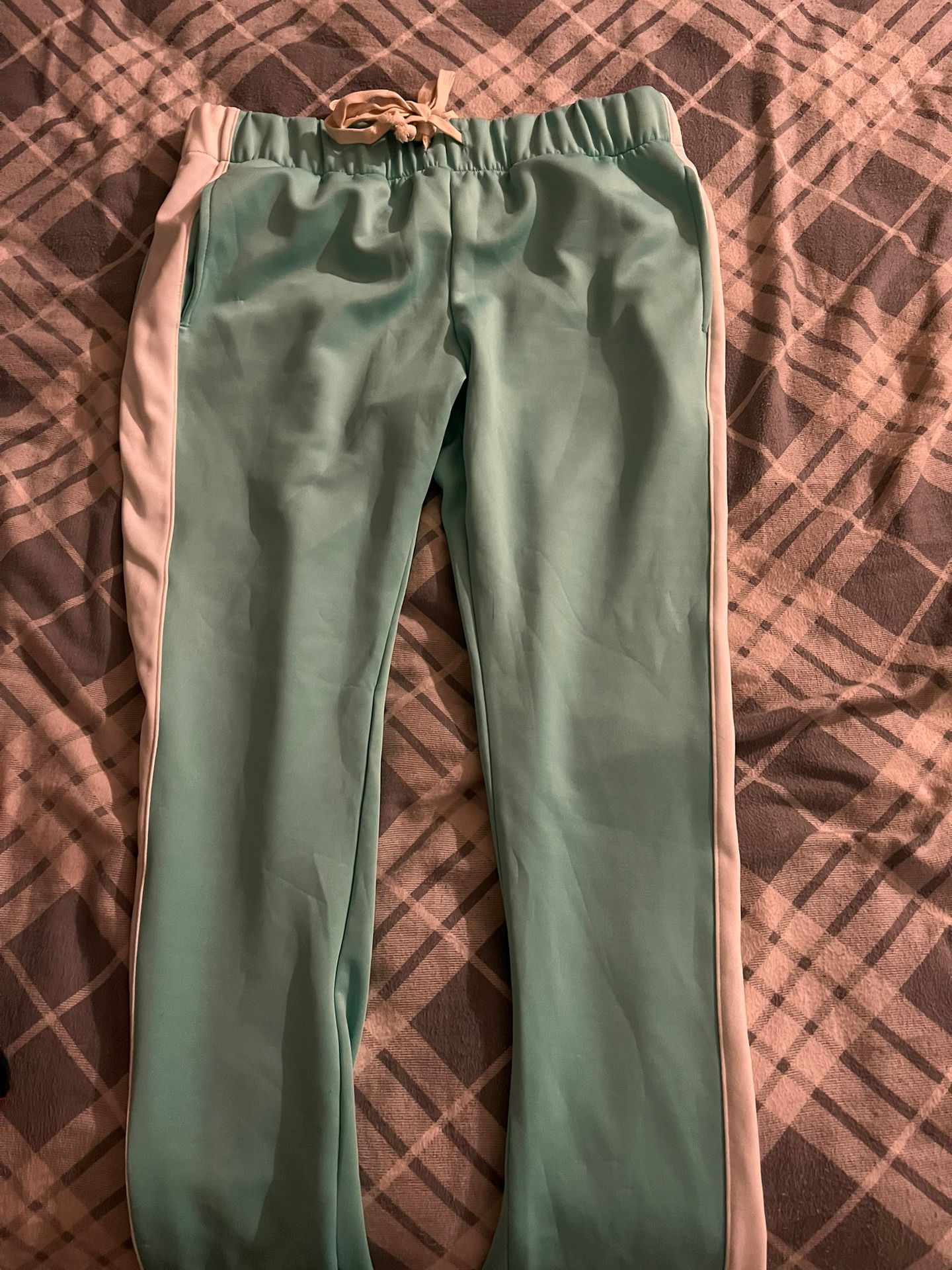 EPTM Mint & White Track Pants Size M