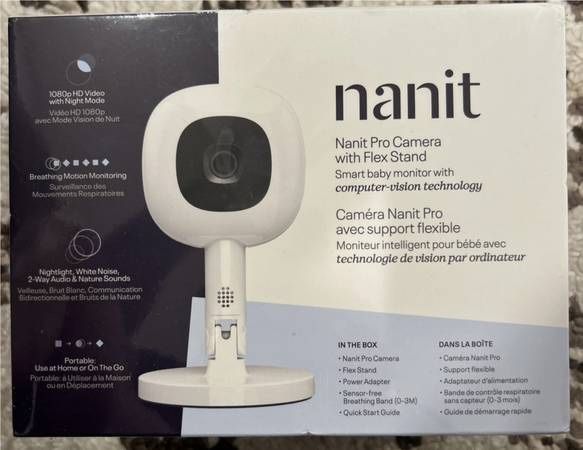 Nanit Pro Baby Monitor + Flex Stand