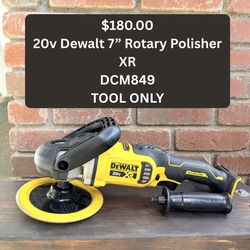 Dewalt 20v Polisher XR DCM849