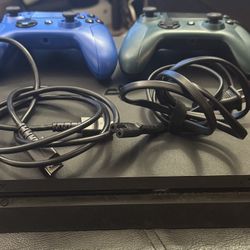 PS4 500gb With 2 Controllers, HDMI Cord, And Power Cord
