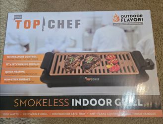 Top Chef Smokeless Indoor Grill – 1800W