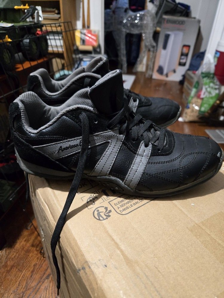 Mens Size 9 American Eagle Black Dress Sneakers/dhoes