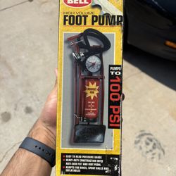 High Volume Foot Pump - Air Pump - Air Tools - Tire Pressure - Foot Pump - Air Pressure  