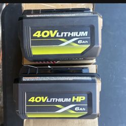 RyobI 40 Battery 