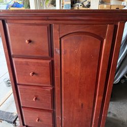 Cherrywood Armoire Dresser 