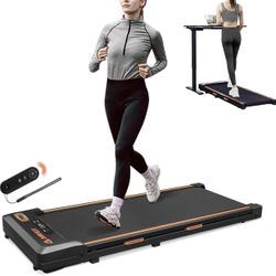 AIRHOT Walking Pad, 2 in 1 Under Desk Treadmill of Compact Space, 2.5HP Quiet Desk Treadmill