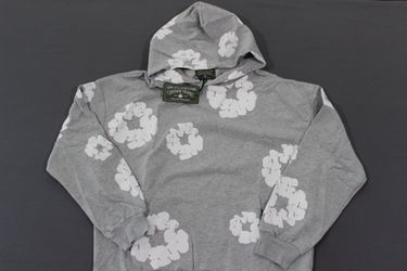 Grey and White Denim Tear Size Medium